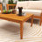 4-Piece Patio Furniture Set, Outdoor Furniture With Coffee Table, Patio Conversation Set Deep Seating With Thick Cushion For Backyard Porch Balcony,Teak Finish-1721707326