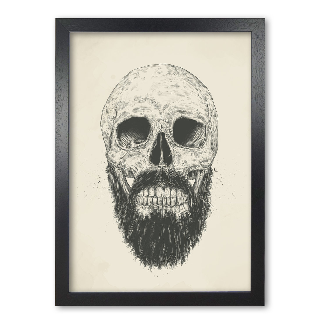 'The Beards Not Dead Skull' Graphic Art