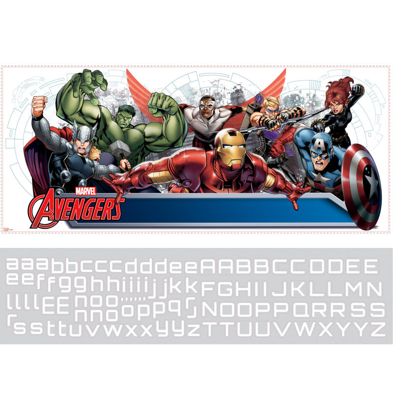 AVENGERS ASSEMBLE DES AUTOCOLLANS MURAUX DE PEAU ET DE STICK
