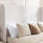Hayden Upholstered Wingback Queen Bed With 54 Inch Tall Headboard, Textured Ivory Canvas, Elegant Simplicity, Easy Assembly