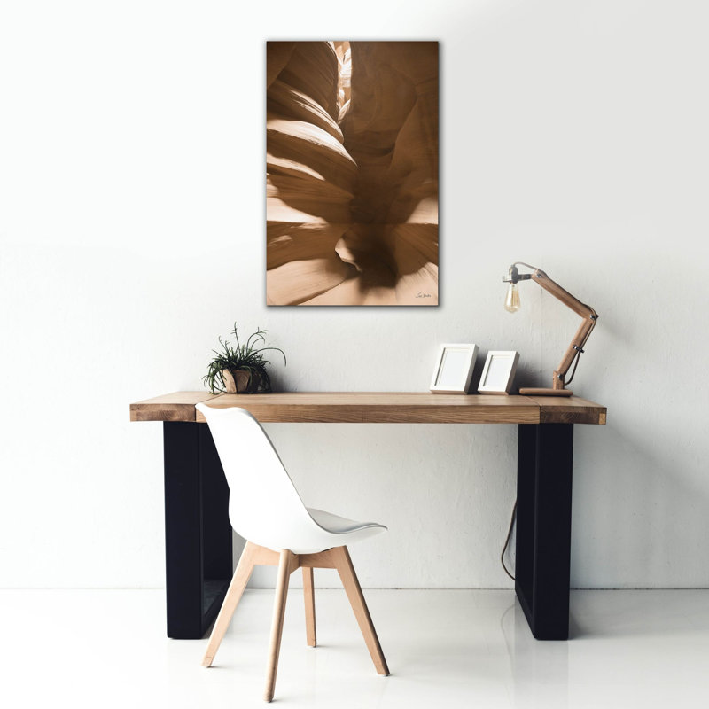  «Canyon Abstract 8» par Lori Deiter, art mural sur toile, 26 po x 40 po