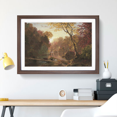 Autumn in North America by Frederic Edwin Church - Picture Frame Graphic Art
