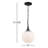 Renatet Susu 1 - Light Single Globe Pendant by Thomas O'Brien-44138770-44138771