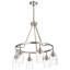 Lustre en roue de chariot à 6 lumières à intensité variable Lachae