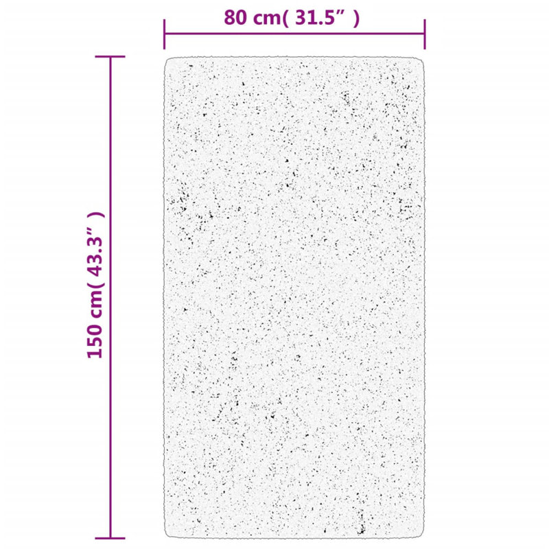 Nyoka Area Rug, Rectangle 80 x 150cm