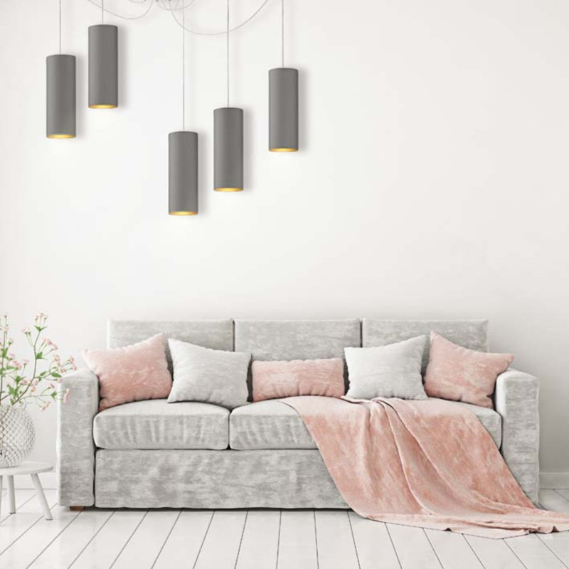 Siegbald 5 - Light Cluster Pendant, Copper, White