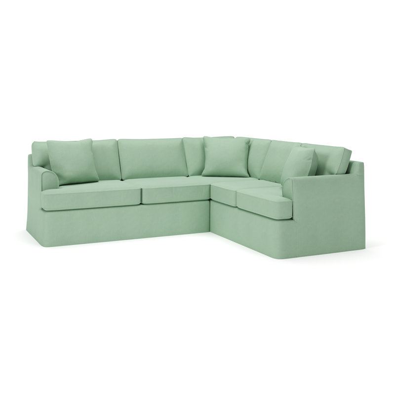 Canapé modulaire 2 pièces Conradina, Orienté à droite, Toile Spray Bayou
