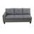 Opal Grey Linen Right-Facing Sectional 3-Piece Sofa Living Room Sofa Set-21593955