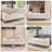 63" Modern Upholstered Teddy Storage Bench For End Of Bed King Size With Removable Handrail-698815322