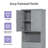 Tall Tilt Out Laundry Hamper Cabinet With Drawer Bathroom Storage Cabinet Shelf With A Clothes Basket-1717580769