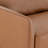 Jay Contemporary 83" Genuine Leather Upholstered Sofa With Metal Legs