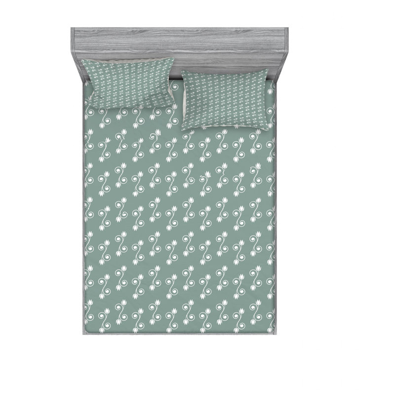 Ensemble de draps Tulipon, Ensemble de draps pour lit double avec un drap-hou