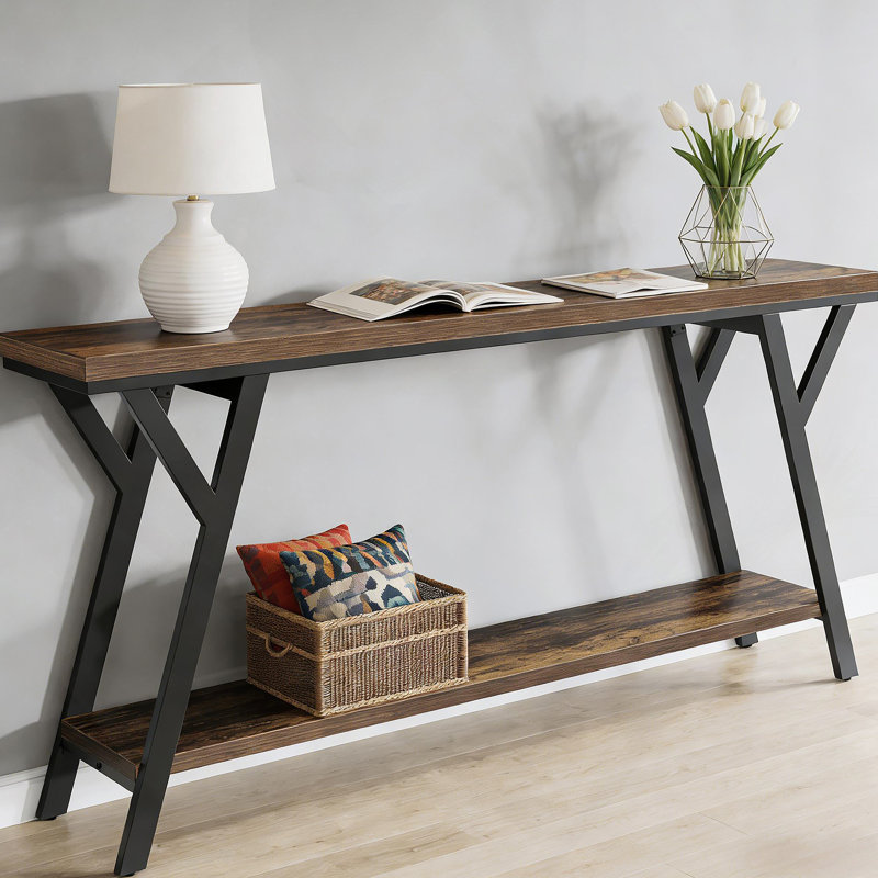 Couch Table,2-Tier Console Table,Sofa Table Couch