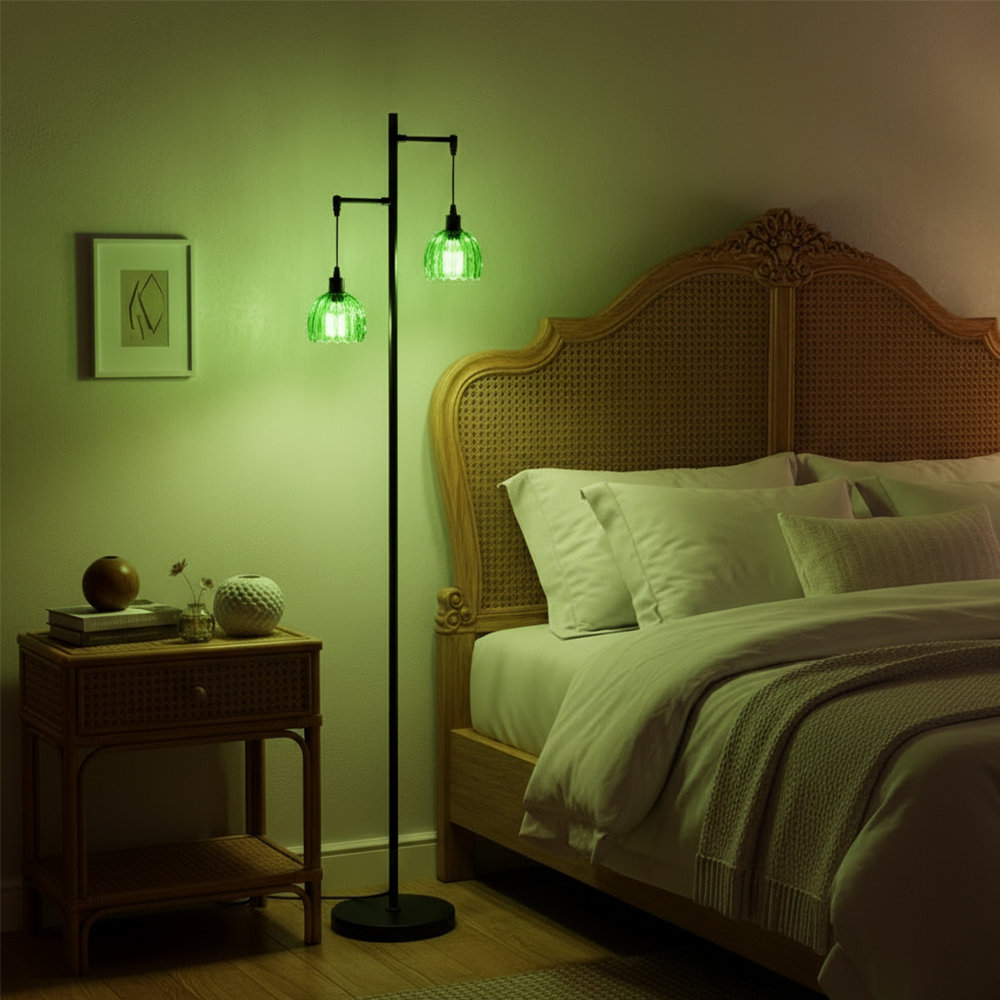 175cm Gloss Torchiere Floor Lamp