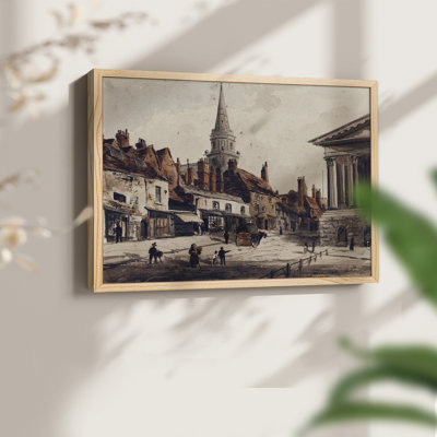 Paysages rétro-CLxx - reproduction encadrée