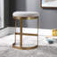 Ivanna Upholstered Stool with Metal Frame-1251804158
