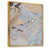 Toile avec cadre flottant or