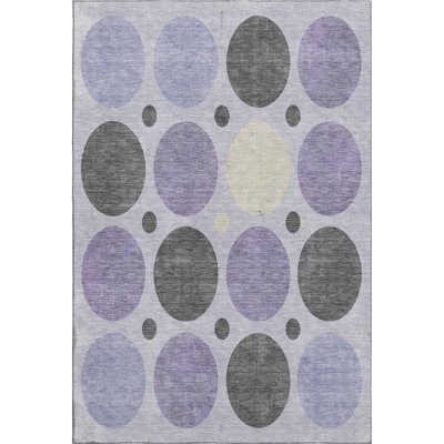 Premium Machine Washable Mayfield AMF1949 Geometric Rug