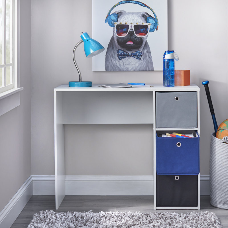 Massumah Writing Desk, Blue / Black / Gray