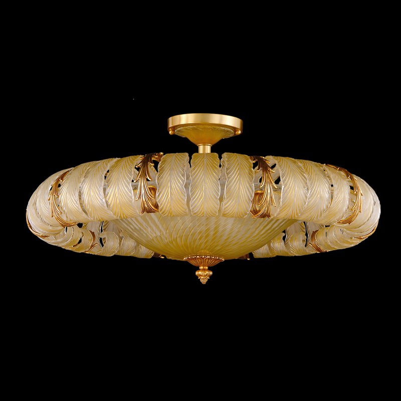 Mariner Luxury Flush Mount, Gold