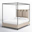 Leigh Canopy Bed-Palm Ecru-King-1908364108-1908364111