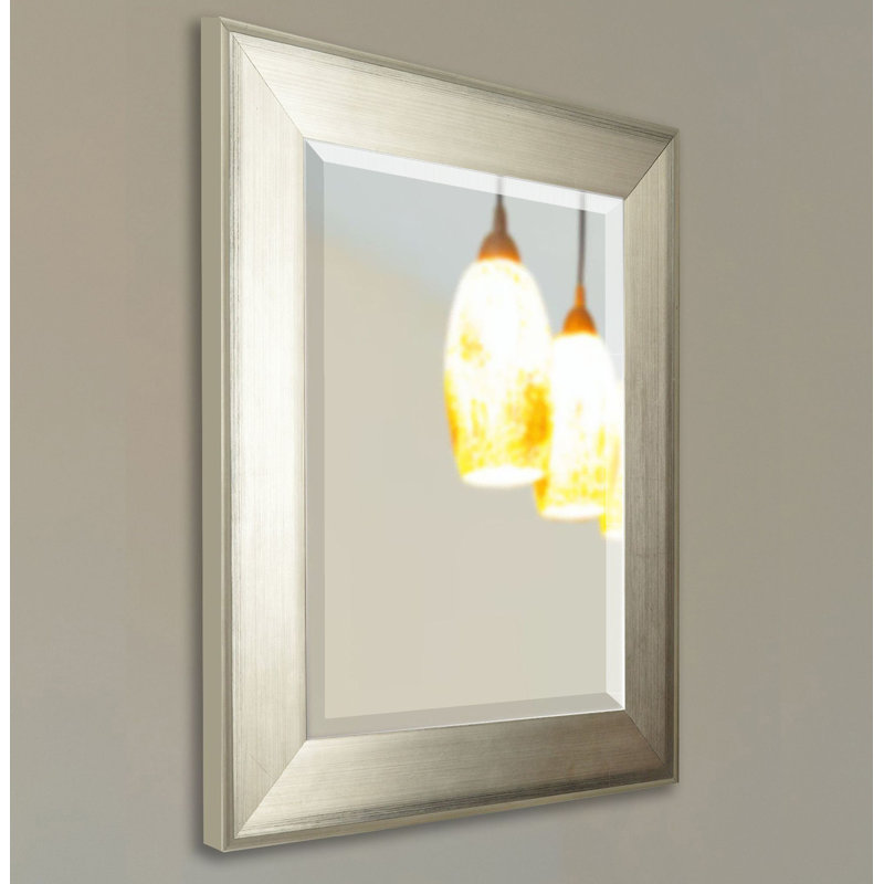 Ayden Solid Wood Flat Wall Mirror, 46.5" H x 40.5" W