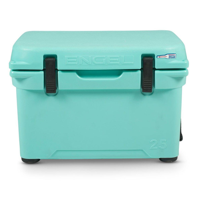 Engel 25 High Performance 5.28 Gallon 24 Can Roto Molded Ice Cooler, Sea Foam