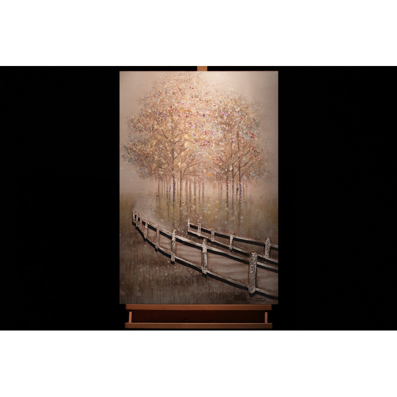 Secret Path Hand -Painted Acrylic Painting