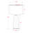 Torino Standard Glass Table Lamp in Gray and Linen Shade, 27.82'' H X 14.89'' W X 14.89'' D