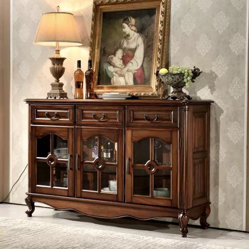 Three-Door Simple Sideboard