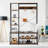 47.24 " Wide Hall Tree with Shoe Storage and Shelves