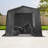 Outdoor Storage Shelter Shed ,Motorcycle Outdoor Storage Shed,  Carport With Roll-Up Door, Carport For Motorcycle, Bike-119352892