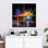 Abarca tambour dans des cascades de couleurs
