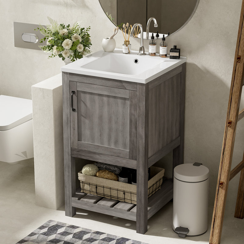 Meuble-lavabo de salle de bain 16 po pour petits espaces