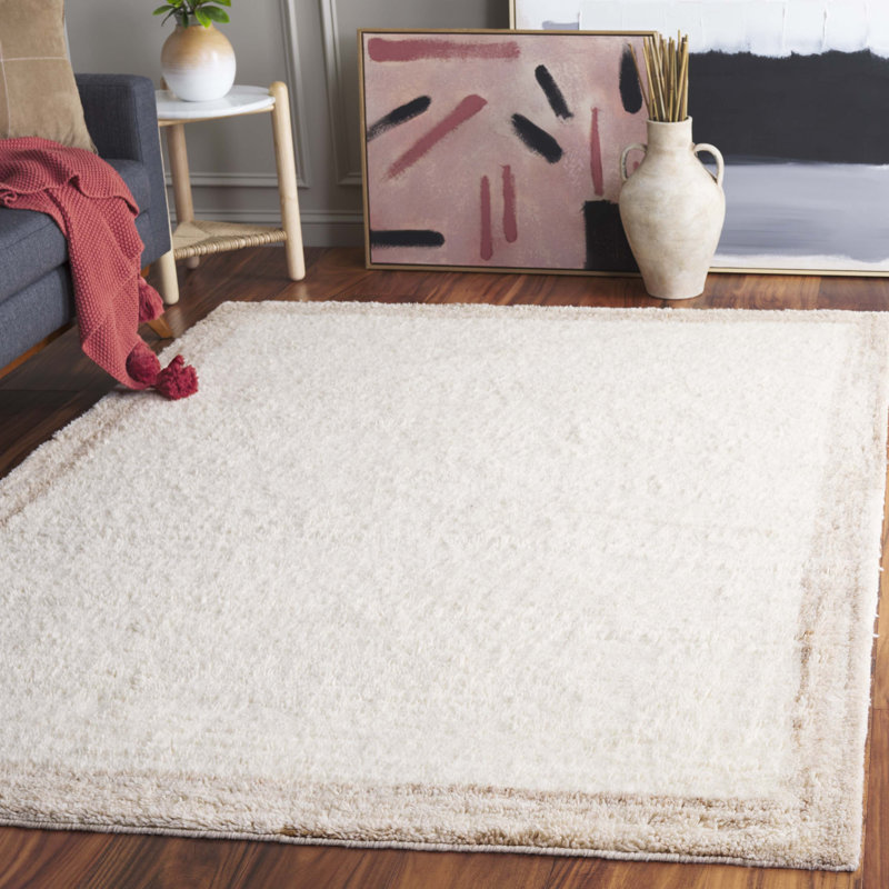 Aubert Tufted Wool Pile Rug, Rectangle 5' x 8'
