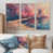 Toile naturelle avec cadre flottant