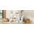 Twin-Over-Twin Bunk Bed With Changeable Table, Bunk Bed Turn Into Upper Bed And Down Desk -White
