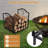 17.5'' W Steel Log Rack