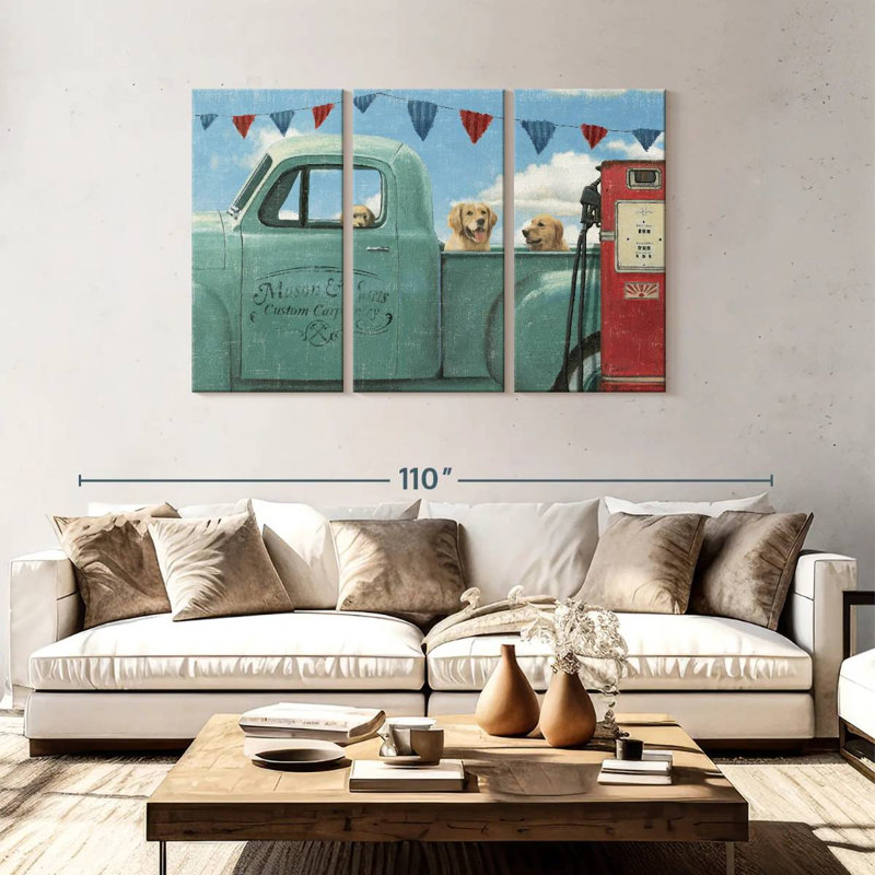Ketti Lets Go For A Ride, 48" H x 74" W