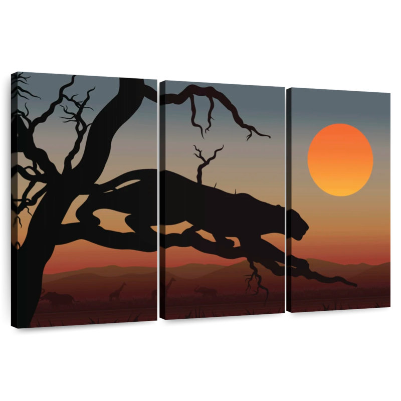 Brampt Panther Shadow, 32" H x 50" W