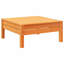  Ensemble de canapé de jardin brun cire, bois de pin massif crème, tissu Oxford-678284231