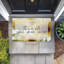 Tapis de porte pour l'extérieur This Is Us Sunflower Sentiment, par Kim Allen, 18 po x 30 po