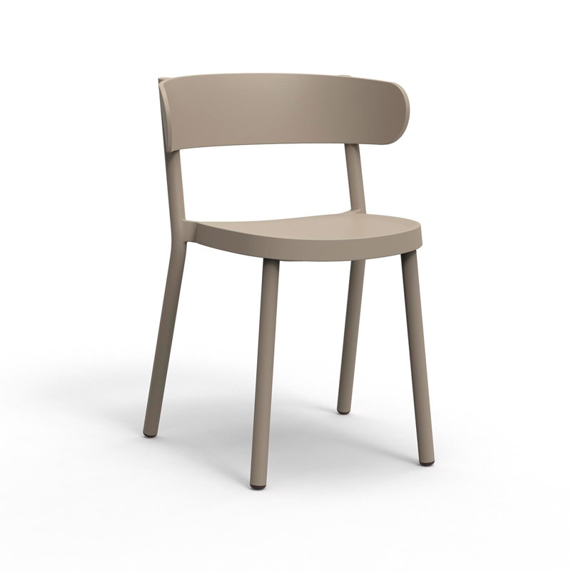Casino Outdoor Dining Side Chair, Sand