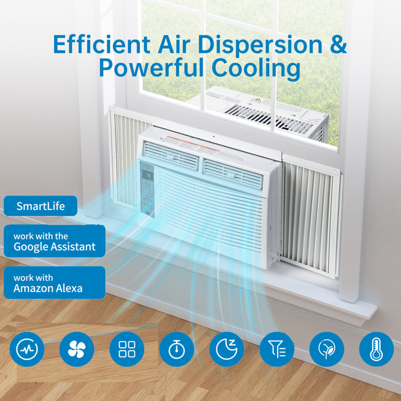 Aire Acondicionado De Ventana WiFi Enabled 12,000 BTU Window Air ...