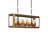 Tenebroso 5 Light Rectangular Chandelier