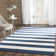 Striped Cotton Flatweave Area Rug