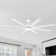 Ikera 72'' Ceiling Fan with LED Lights