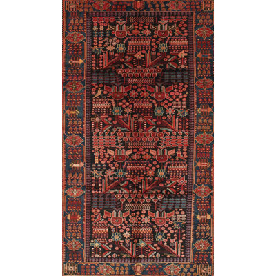 Tapis traditionnel noir / brun