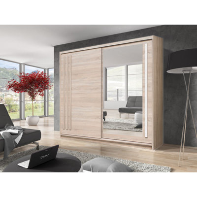 Barnabas 2 Door Manufactured Wood Wardrobe