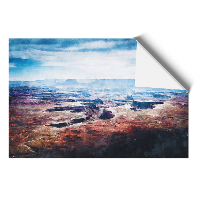 Canyonlands National Park Painting - Frameless Print, 21cm H x 30cm W x 0.1cm D